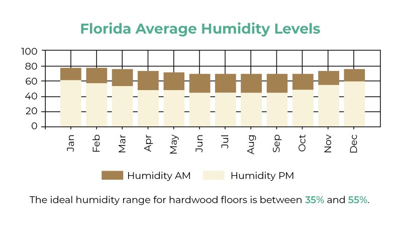 Florida Humidity Graph